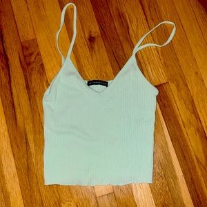 Brandy Melville light green tank top